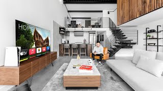 My Modern Loft Apartment Tour 2021 Full Walkthrough [upl. by Geehan]