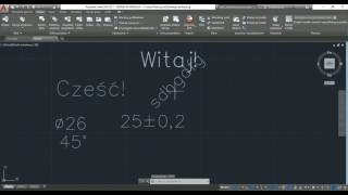 AutoCad 2017  tabliczka rysunkowa [upl. by Razal]