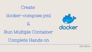 dockercomposeyml  Create dockercompose and run multiple containers  Hands On [upl. by Romito]