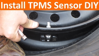 Install New TPMS Sensor DIY Without Needing Rebalance [upl. by Ybor368]