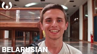 The Belarusian language casually spoken  Pavel speaking Belarusian  Wikitongues [upl. by Zurn]