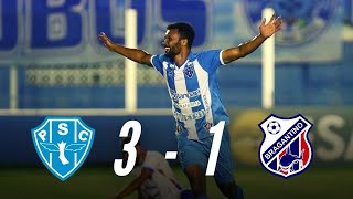 Paysandu 3 x 1 Bragantino  Melhores Momentos  Campeonato Paraense [upl. by Maxantia]