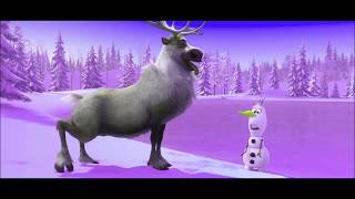 Frozen  OLAF and Reindeer SVEN Funniest Moment  Learn Colors [upl. by Aaren]