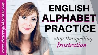 How to Say English Letters American English Alphabet Pronunciation [upl. by Submuloc306]