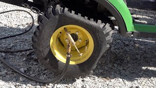 Optimal Tire Ballast How To Add Rim Guard to Compact Tractors [upl. by Schilling]