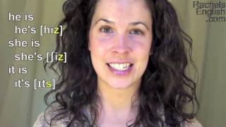 How to Pronounce Contractions American English Pronunciation [upl. by Nabi]