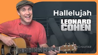 Hallelujah by Leonard Cohen  Easy Guitar Lesson [upl. by Robinett]