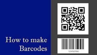 How to create multiple barcodes [upl. by Avlis]