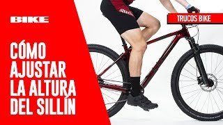 Bici y Salud Cómo ajustar la altura del sillín  Revista BIKE [upl. by Aderf]