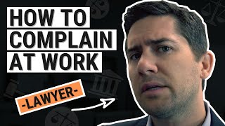 How to Complain at Work Properly [upl. by Kachine]