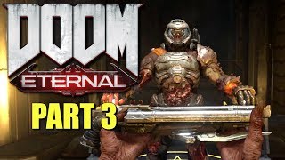 DOOM Eternal Walkthrough  Part 3  Cultist Base [upl. by Franni]