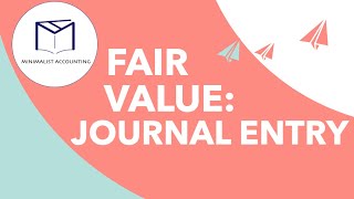 Fair Value Option Journal Entries with Example [upl. by Ettenajna927]