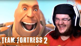 Overwatch Fan Reacts to Team Fortress 2 Meet The Team [upl. by Eisnil]