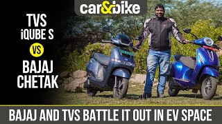 Comparison Bajaj Chetak vs TVS iQube S [upl. by Essirahc]