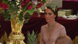 Her Majesty’s State Banquet  SpainStateVisit [upl. by Brand]