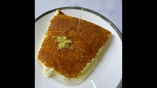 The Most Delicious Homemade Lebanese Knafeh كنافة [upl. by Ennirroc]