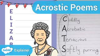 How To Write An Acrostic Poem [upl. by Norry]