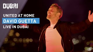 David Guetta  Burj Al Arab Live Concert UnitedatHome [upl. by Notanhoj621]