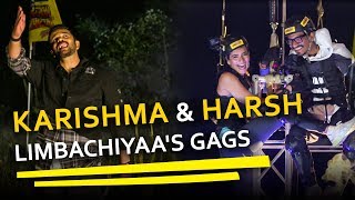 Karishma Tanna amp Harsh Gags Together  Rohit Shettys Funny Moment  Khatron Ke Khiladi 10 [upl. by Dennett]