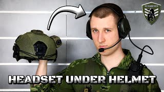 How to Wear a Headset Underneath a Helmet [upl. by Ericka]