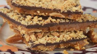 Toffee Recipe Demonstration  Joyofbakingcom [upl. by Ettenal]