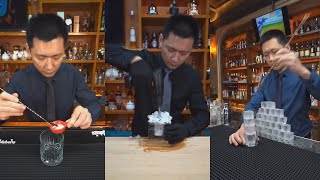 Amazing Bartender Skills  Cocktails Mixing Techniques At Another Level N004 [upl. by Tijnar]