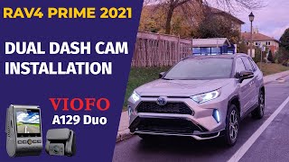 Hardwire Dash Cam Installation on my Toyota RAV4 Prime 2021  VIOFO A129 DUO [upl. by Mintun]