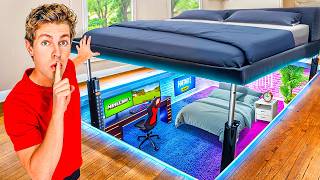 I Built a SECRET Bunk Bed in My Room [upl. by Neelram]