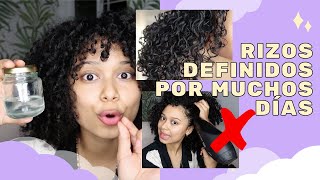 ¿Cómo hacer que tus RIZOS DEFINIDOS DUREN MÁS 🌴 8 Trucos l Diana Petro [upl. by Leirbag891]