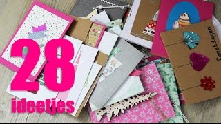 28x DIY kerstkaarten maken [upl. by Nahtiek]