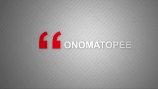 Onomatopée [upl. by Rebeka]