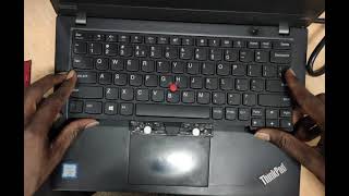 Lenovo ThinkPad X390  Keyboard Replacement [upl. by Llewop]