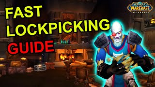 Fast 1300 Rogue Lockpicking Guide  Classic WoW [upl. by Vallo887]