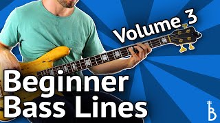 Beginner Bass Lines  Guaranteed To Impress Volume 3 [upl. by Ribaj]