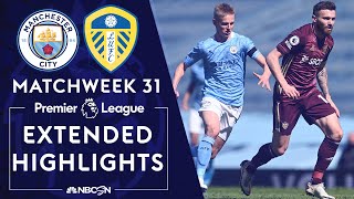 Manchester City v Leeds United  PREMIER LEAGUE HIGHLIGHTS  4102021  NBC Sports [upl. by Elatan]