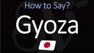 How to Pronounce Gyoza CORRECTLY [upl. by Guimar]