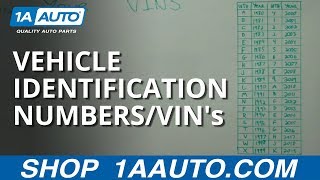 Decoding and Understanding Vehicle Identification Numbers  VINs [upl. by Severen]