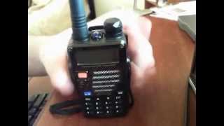 How To Receive FM Radio on Baofeng UV 5R [upl. by Dnyletak]