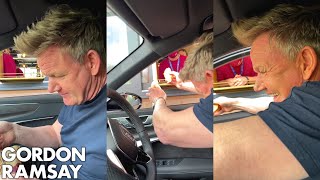 Gordon Ramsays Best DriveThru Pranks [upl. by Orrocos132]