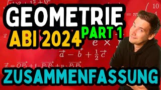 MATHE ABI 2025 10 GeometrieTools für Dein Abi  Geometrie part 1 [upl. by Gnilrac337]