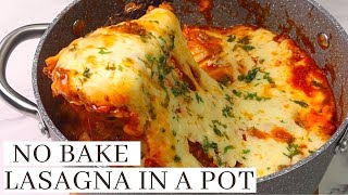 LASAGNA IN A POT  NO BAKE FILIPINO  STYLE RECIPE [upl. by Ayekan]