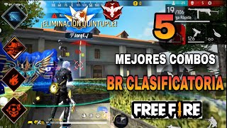 5 MEJORES COMBO DE HABILIDADES PARA CLASIFICATORIA EN FREE FIRE [upl. by Adnav]