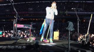 Coldplay  Känn Ingen Sorg För Mig Göteborg Live  Ullevi Gothenburg [upl. by Ahsyak]