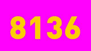 Colorful Numbers 1 to 10000 10 fonts [upl. by Eissak]