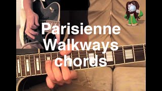 Parisienne Walkways Gary Moore chords and guitar lesson [upl. by Marsh890]