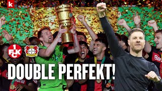 Leverkusen holt das Double „Kein glanzvoller Sieg aber souverän“ I DFB Pokal [upl. by Sim323]