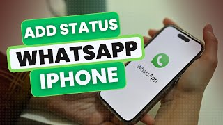 How to Add Status on WhatsApp for iPhone [upl. by Rushing266]