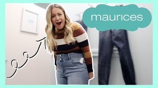 TRYING ON DIFFERENT SIZES AT MAURICES [upl. by Enyaht]