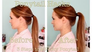 3 Ways To Get A Perky Ponytail [upl. by Angelo]