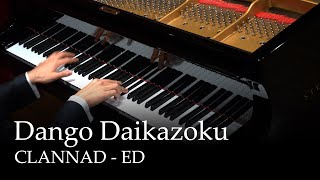 Dango Daikazoku  Clannad ED Piano [upl. by Antonin]